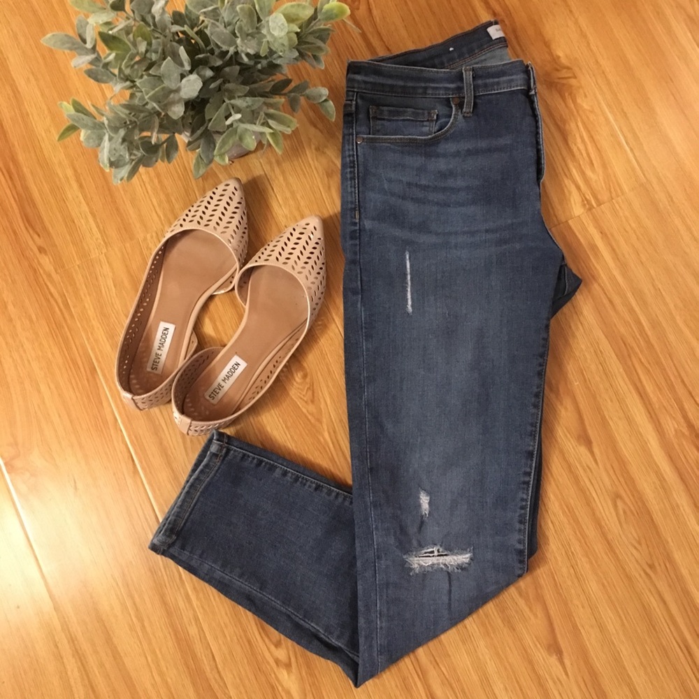 Banana Republic distressed jeans
